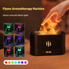 Perfume Humidifier Ultrasonic Air Humidifier With LED Lighting Simulation Colourful Flame